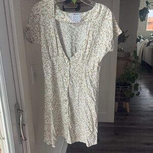 Floral Button-Down Dress
